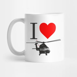 I Love Helicopters Mug